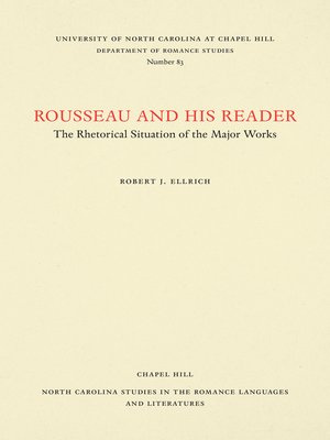 cover image of Rousseau and His Reader